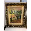Image 2 : "The haunting of Bly Manor" - Group of 2 framed original paintings on canvas - approx. 19in x 24 1/2