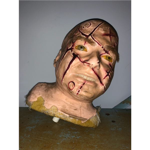 Prop Scarred Head from movie set