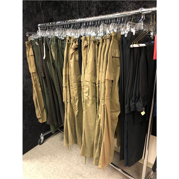 "Motherland: Fort Salem" - Approx. 52 pcs of set dec wardrobe - includes cargo pants & dress pants