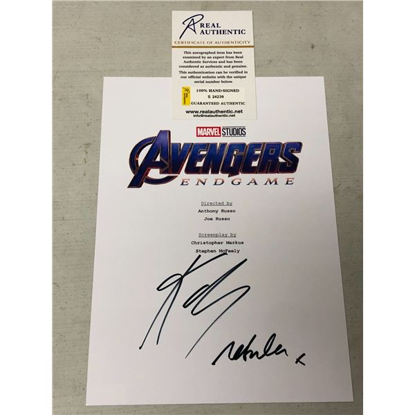 "Avengers: End Game" - Signed Script Cover by Karen Gillan(Nebula) w/COA from Real Authentic
