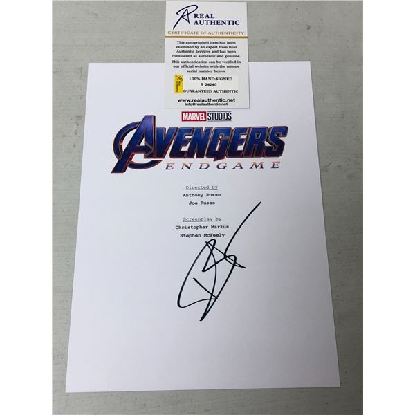"Avengers: End Game" - Signed Script Cover by Bradley Cooper(Rocket Raccoon) w/COA from Real Authent