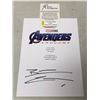 Image 1 : "Avengers: End Game" - Signed Script Cover by Benedict Cumberbatch(Dr. Strange) w/COA from Real Auth