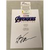 Image 1 : "Avengers: End Game" - Signed Script Cover by Cast ---- w/COA from Real Authentic
