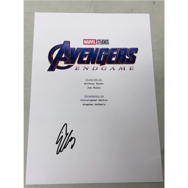 "Avengers: End Game" - Signed Script Cover by Cast ---- - Authenticated by Real Authentic (S 24250)