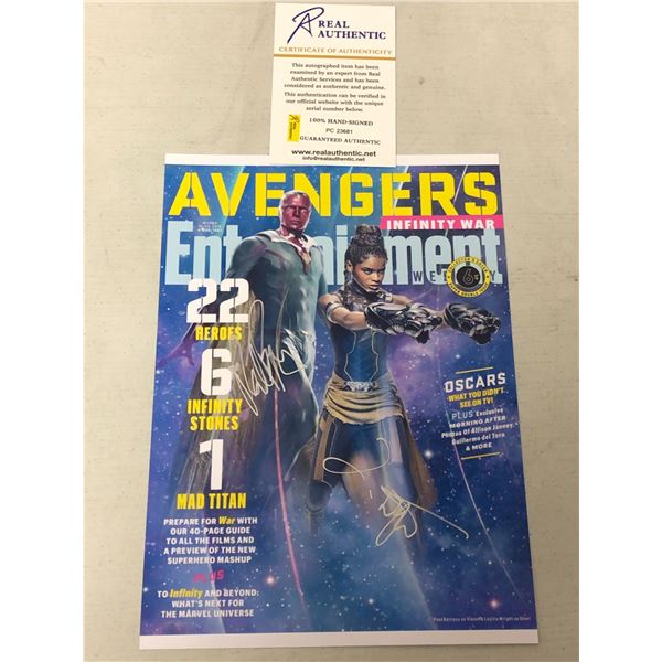"Avengers:Infinity War" - Signed Entertainment Weekly Magazine Cover by Paul Bettany(Vision) & Letit