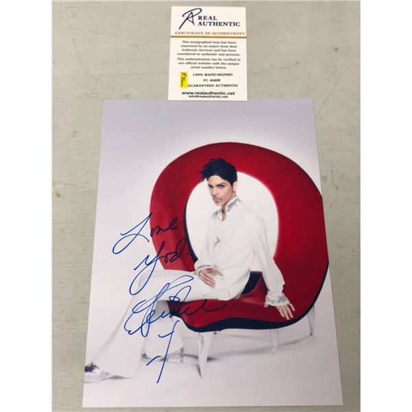 "Prince" Signed Print w/COA from Real Authentic