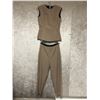 Image 1 : "Motherland: Fort Salem" - "Gen Alder" 2 pc stunt suit - beige pant & vest