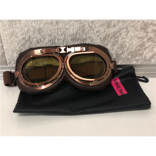 "Motherland: Fort Salem" - "Abigail Stunt" custom evomosa motorcycle glasses w/soft case