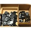 Image 1 : "Motherland: Fort Salem" - Box of belt bolas holders & leather belt attach knife weapon holders