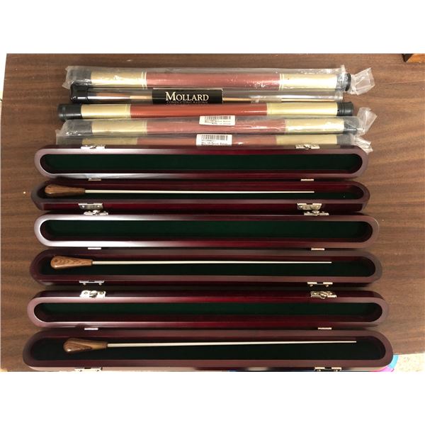 "Motherland: Fort Salem" - Group of 8 music batons w/ cases