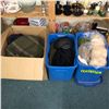 Image 1 : "Motherland: Fort Salem" - 3 Boxes of misc. items - includes helmets/ceramic pottery/military green 