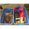 Image 2 : "Motherland: Fort Salem" - 2 Boxes of misc. items - includes extension cords/lights/party masks/band