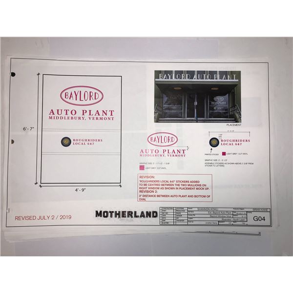 "Motherland: Fort Salem" Original Production notes / Schematics / Spree hideout blueprints.