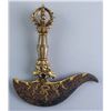 Image 1 : Tibetan Gilt Bronze Ritual Flaying Knife