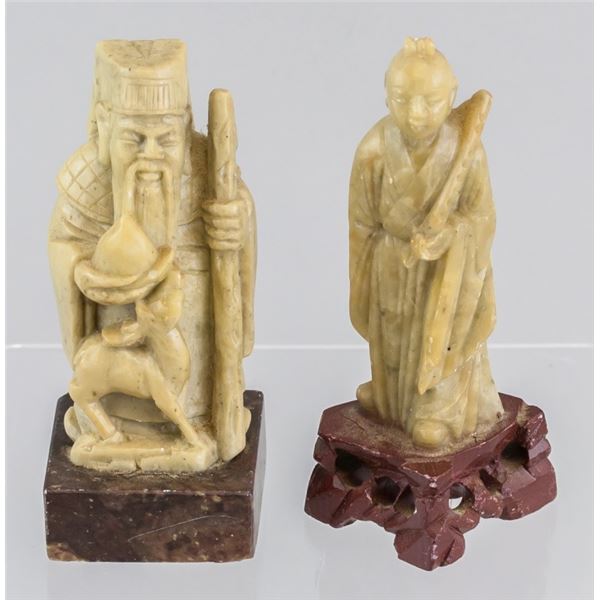 Lot of Two Chinese Stone Carvings