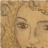 Image 4 : Austrian Mixed Media Signed Gustav Klimt w/ Stamp