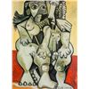 Image 2 : Spanish Oil on Canvas Signed Picasso Cubist