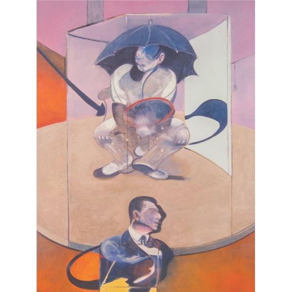 British Lithograph Signed Francis Bacon 78/100