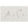 Image 3 : American Lithograph Signed JMB Inscribed "AC"