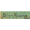 Image 3 : Mexican Oil on Paper Signed Diego Rivera