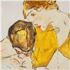 Image 4 : Austrian Watercolor Signed EGON SCHIELE 1914