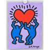 Image 2 : American Mixed Media on Paper Signed K. Haring