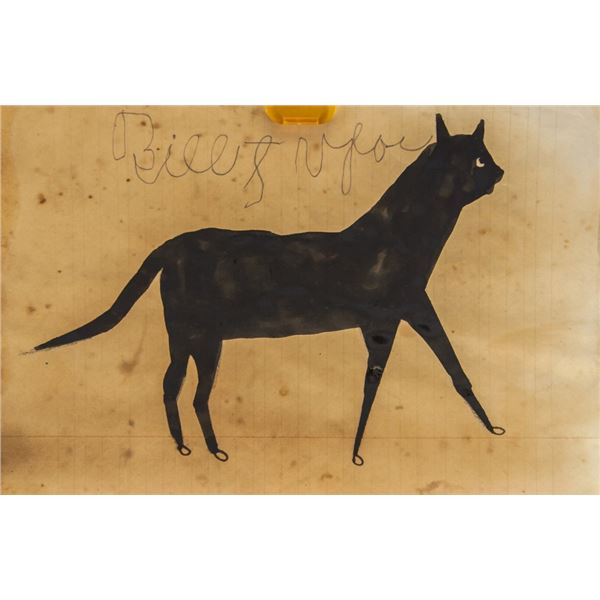 American Ink on Paper Sigend Bill Traylor