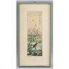 Image 2 : Japanese Style Colored Etching Signed Illegibly