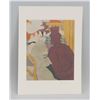 Image 2 : French Linocut on Paper Signed T-Lautrec