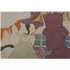 Image 4 : French Linocut on Paper Signed T-Lautrec
