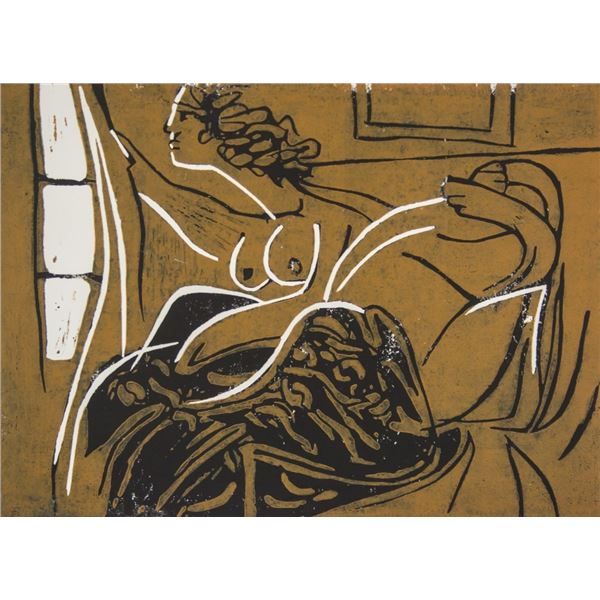 Spanish Lithograph Signed Picasso Inscribed "HC"