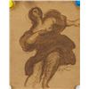 Image 1 : Italian Ink on Paper Study Signed Da Vinci