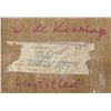 Image 8 : American Oil on Canvas Signed De Kooning