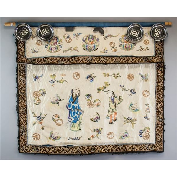Chinese Large Embroidery Imperial Scene