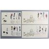 Image 1 : Lot of 4 Qi Baishi Stamp Envelopes