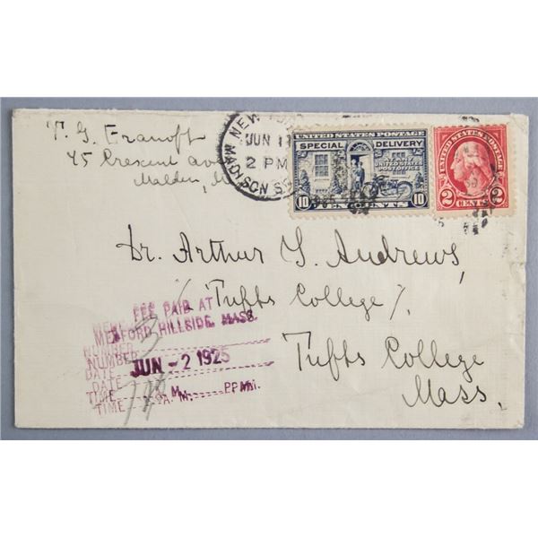 USA Postage 2 Cents 10 Cents with Envelope
