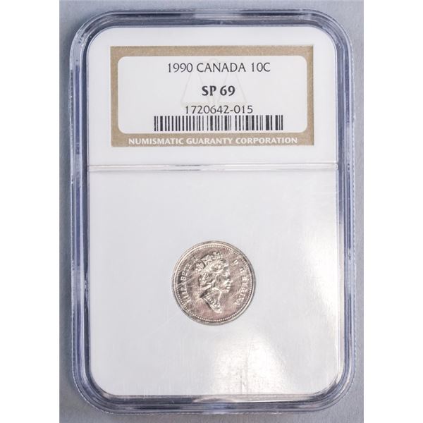 Canada 1990 10cents SP69 NGC
