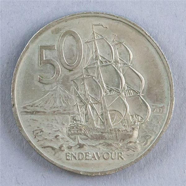 New Zealand 1967 50 cent
