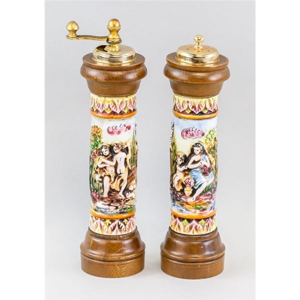 Pair of Italian Salt & Pepper Shakers