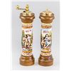 Image 1 : Pair of Italian Salt & Pepper Shakers