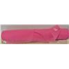 Image 1 : LARGE ROLL OF PINK FABRIC, UNKOWN LENGTH, 31" WIDE