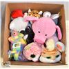 LOT OF STUFFED ANIMALS - SOME TY SOME NEW W/TAGS