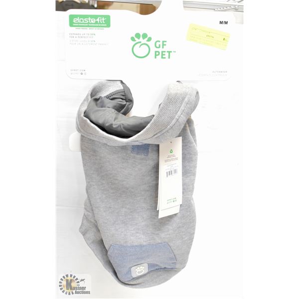 NEW GFPET ELASTOFIT GREY CABIN HOODIE 15" EXPANDS