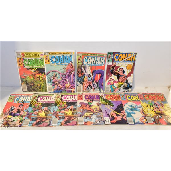 11 CONAN THE BARBARIAN COMICS MARVEL