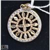 Image 1 : #352-DIAMOND ACCENT PENDANT 2.8G