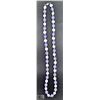 Image 1 : #108-FRESH WATER PEARL& PURPLE JADE NECKLACE