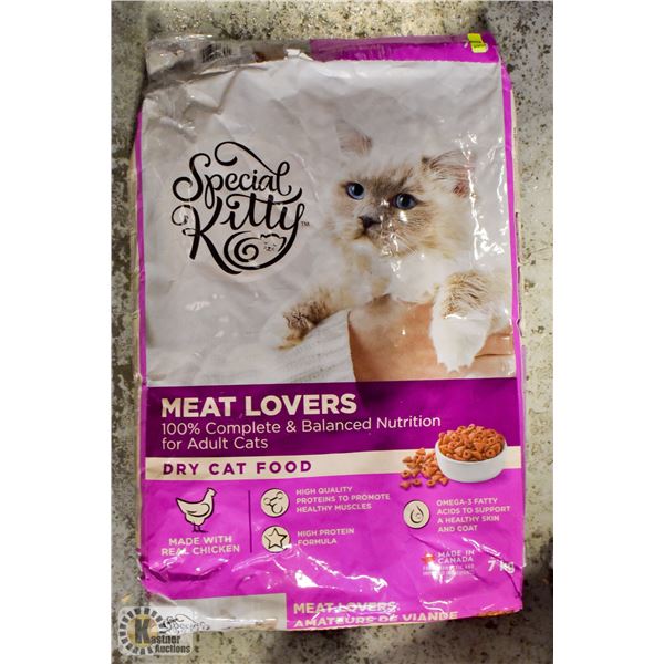 7 KG BAG OF SPECIAL KITTY CAT FOOD