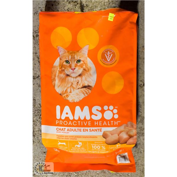 7.26 KG BAG OF IAMS CAT FOOD *DAMAGED PACKAGING*