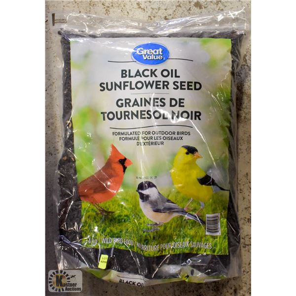 4 KG BAG OF BLACK OIL SUNFLOWER SEED