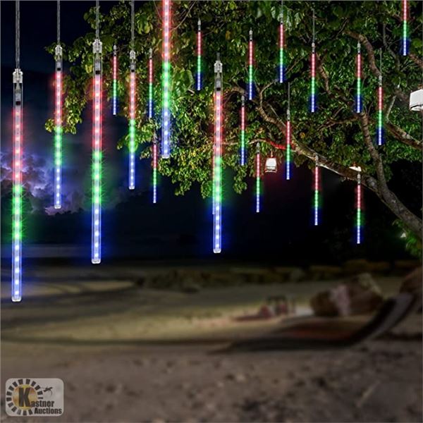 NEW OMGAI 30CM 8 TUBE 288 LED METEOR LIGHTS, 8 PCS